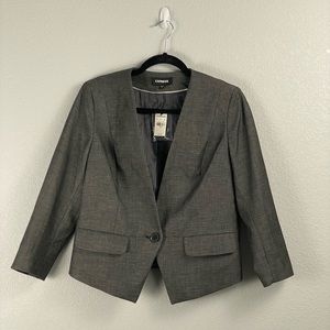 Express Gray Blazer